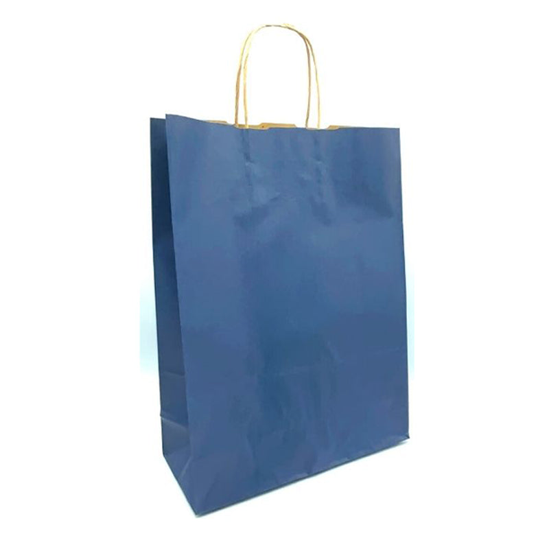Shopper con Manico Dimensioni 26 x 12 x 36 cm Colore Blu