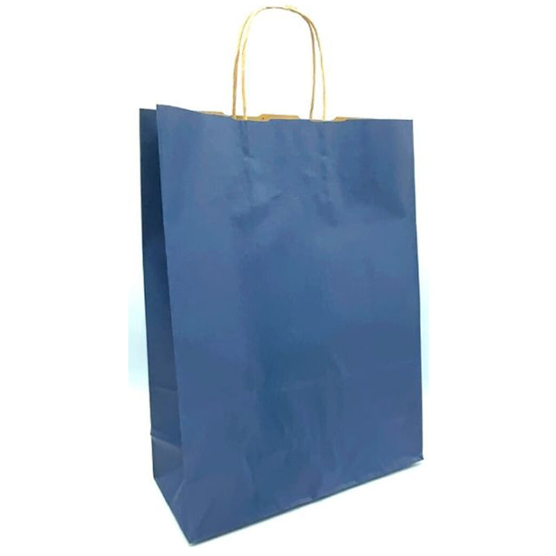 Shopper con Manico Dimensioni 36 x 16 x 41 Colore Blu