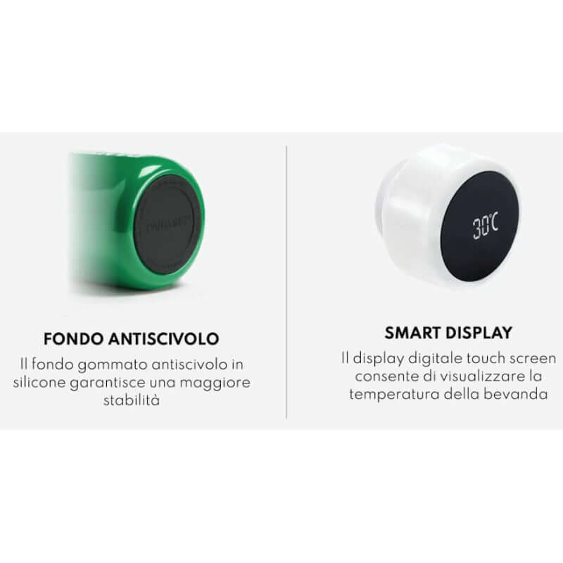 Borraccia Termica Pantone Caldo Freddo 500 ml con Display Digitale Touch Screen