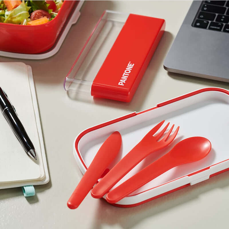 Set Posate da Viaggio Pantone Colore Blu