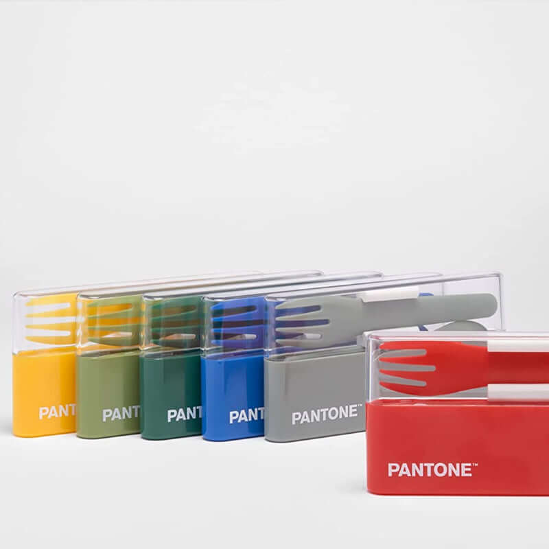 Set Posate da Viaggio Pantone Colore Blu