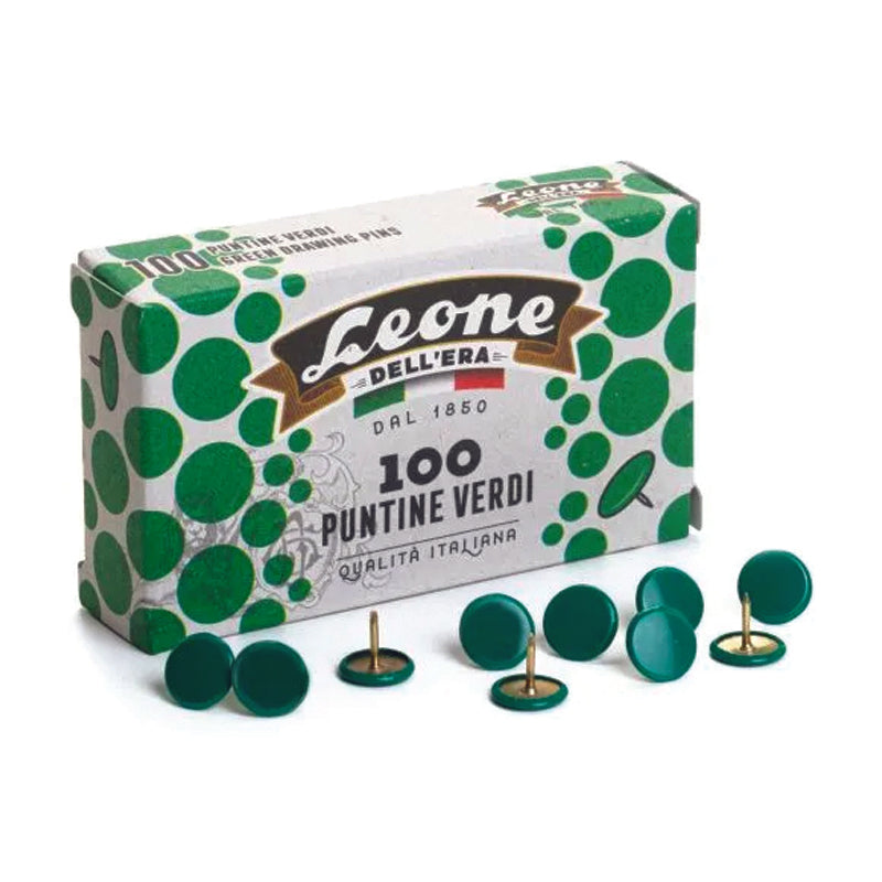Puntine Ricoperte Leone Confezione da 100 pezzi Colore Verde