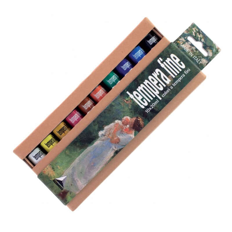 Tempera Maimeri 20 ml Colori Assortiti Confezione 10 Pezzi
