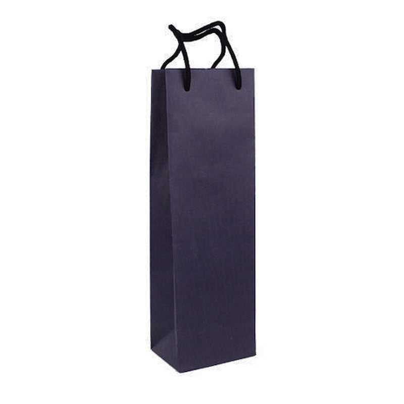 Shopper per Bottiglia Misura 12x9x39 cm Colore Blu