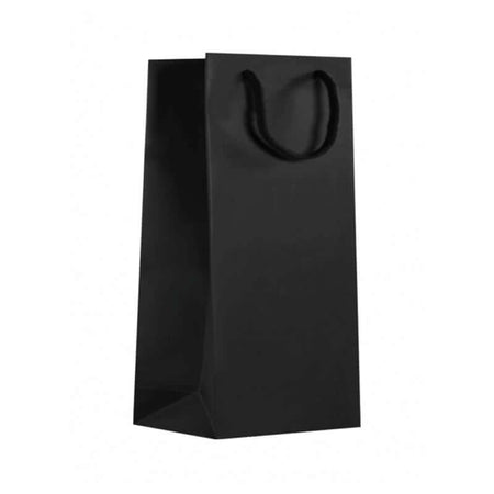 Shopper per Bottiglia Misura 18 x 10 x 42 cm Colore Nero