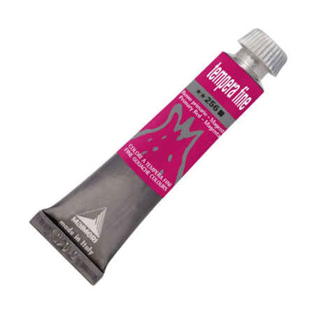 Tempera Fine Maimeri 2502256 Rosso Primario Magenta 3 Tubetti da 20 ml