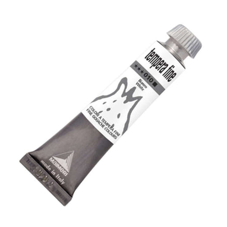 Tempera Fine Maimeri 2502010 Bianco 3 Tubetti da 20 ml