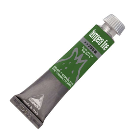 Tempera Fine Maimeri 2502358 Verde Vescica 3 Tubetti da 20 ml