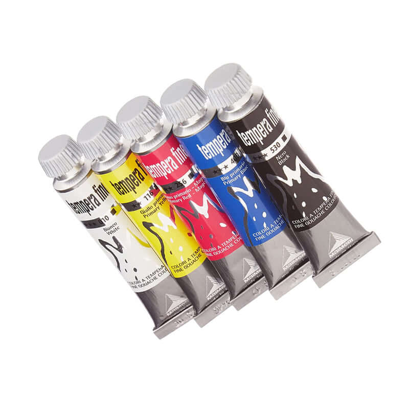 Tempera Fine Maimeri Primary Set 5 Colori da 20 ml