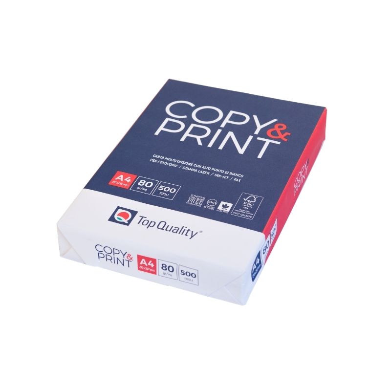 8033324511510 | Risma Carta Fotocopie Top Quality 80 g Formato A4 - Cartonlineitalia.it