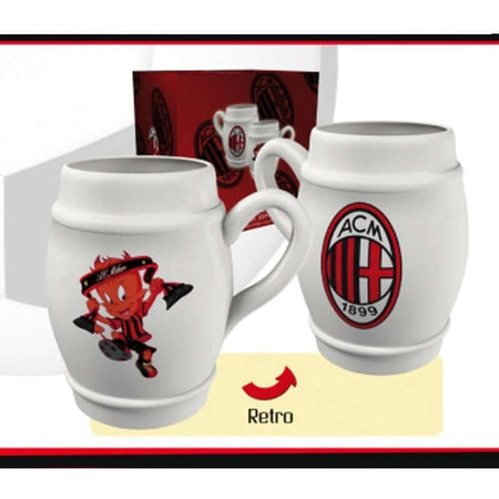 Boccale di Birra Milan ACM Logo e Mascotte