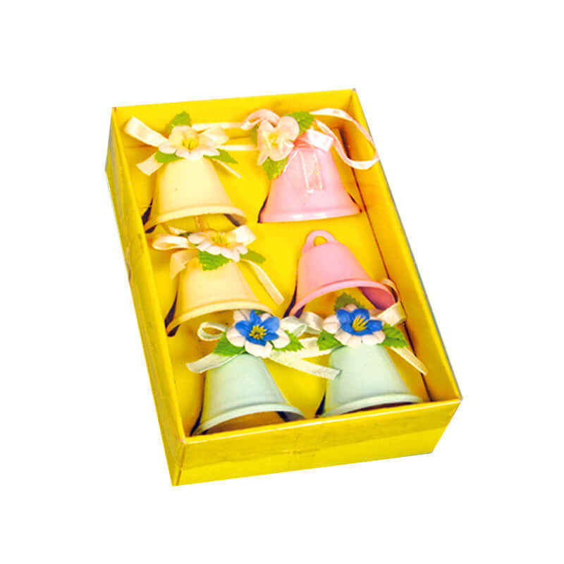 Campanelle in Metallo Colori Assortiti Confezione 6 Pezzi
