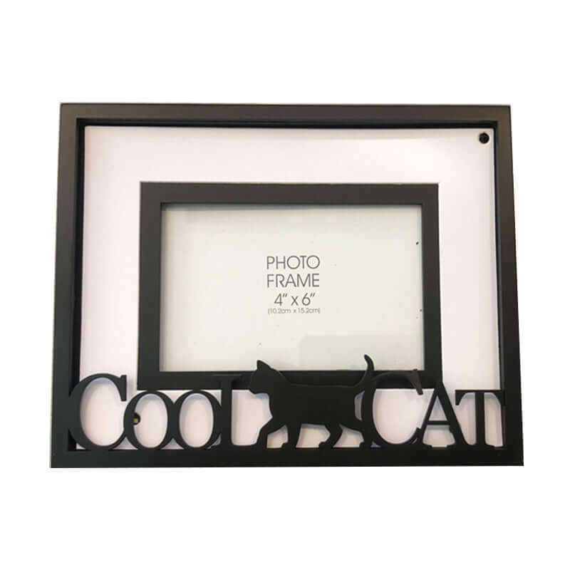 Portafoto a Led con Sensore per il tuo Gatto con Scritta Cool Cat