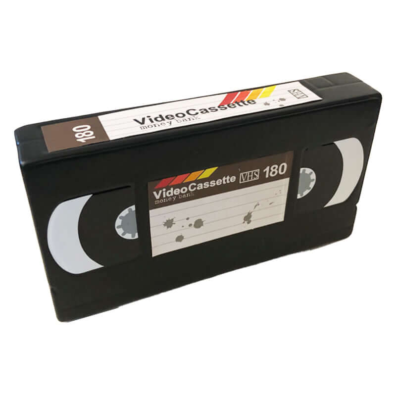 Salvadanaio a Forma di VHS Videocassetta