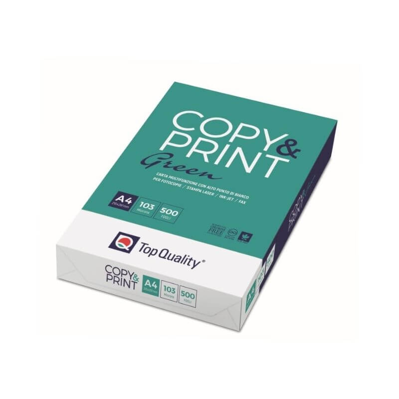 Risma Carta Fotocopie Top Quality Eco 80 g Formato A4