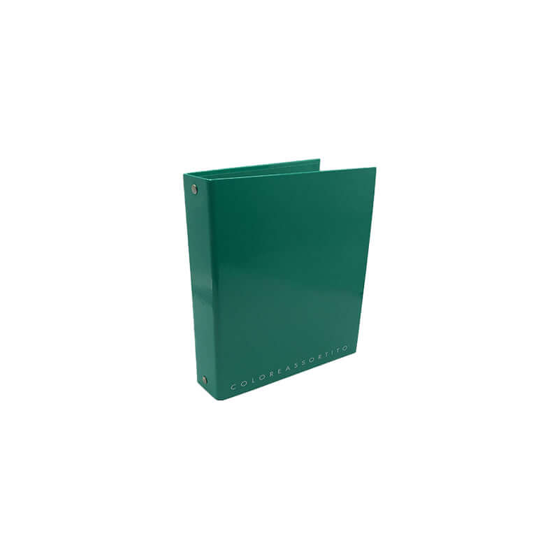 Raccoglitore Formato Piccolo con 4 anelli da 30 mm Top Quality Colore Verde Mela