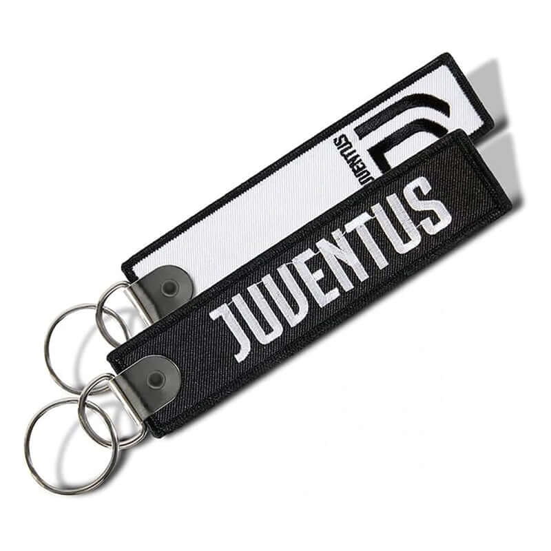 Portachiavi in Tessuto Ricamato Juventus FC