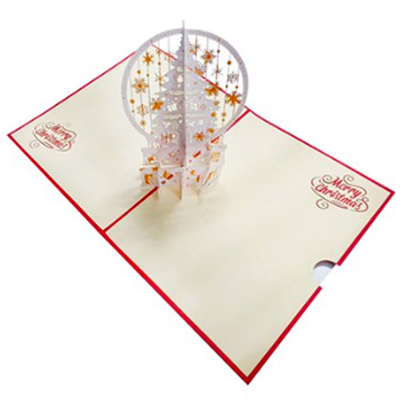 Bigliettini Natale 3D Boule de Neige