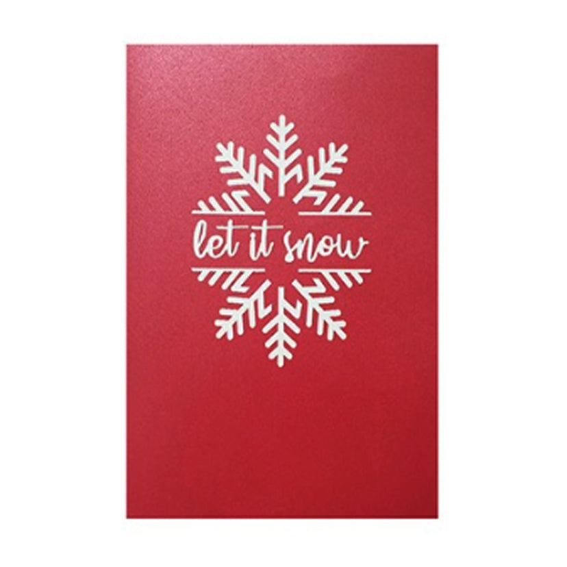 Bigliettini Natale 3D Pupazzo di Neve