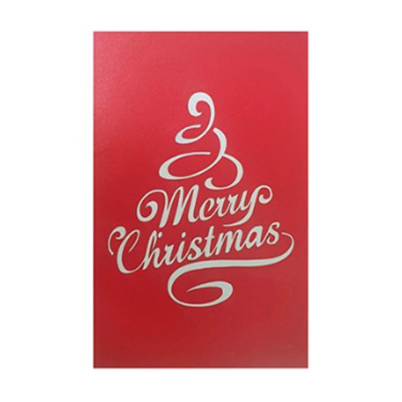 Bigliettini Natale 3D Slitta e Renne