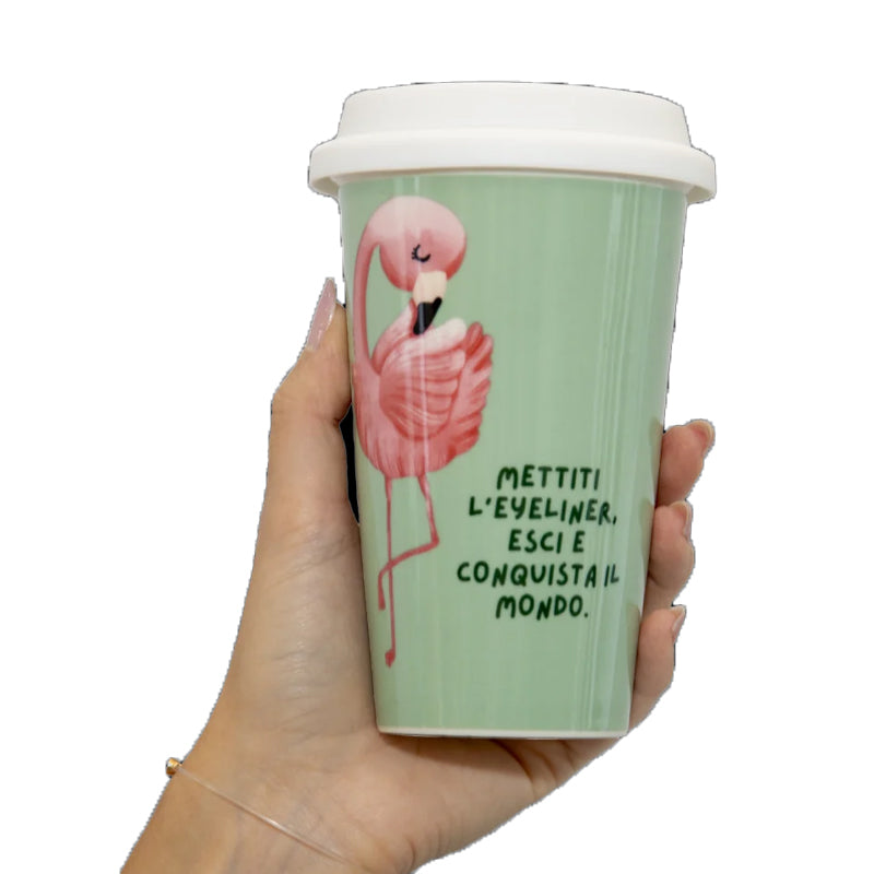 Tazza Americana Fenicottero