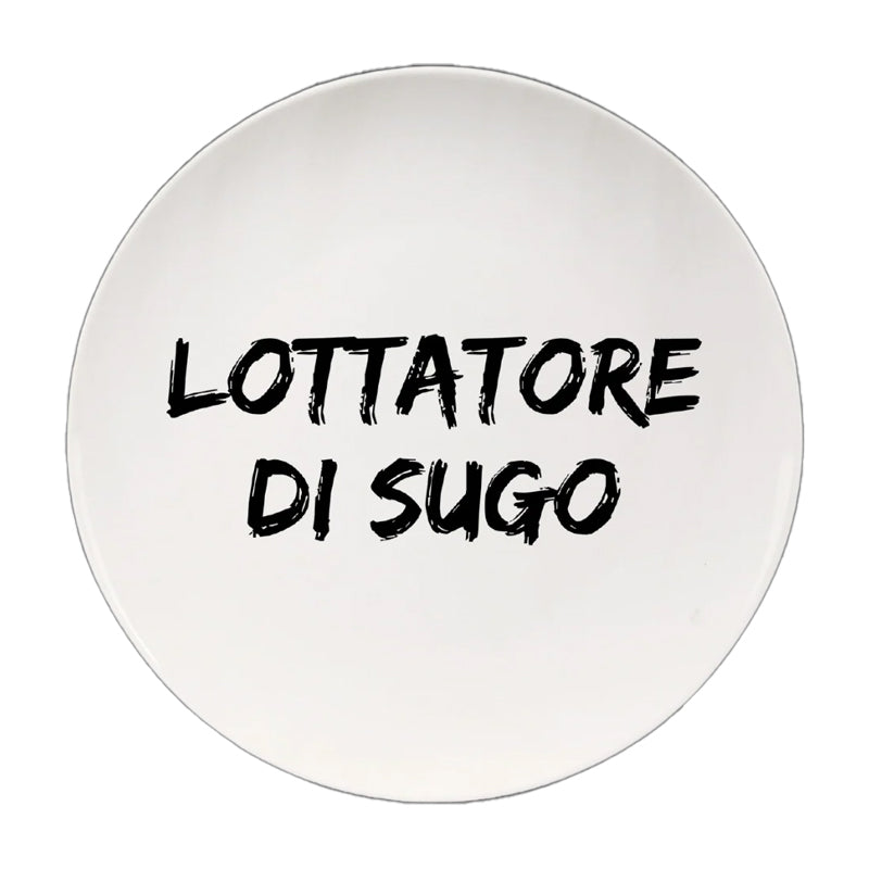 Piatti Simpatici Lottatore di Sugo