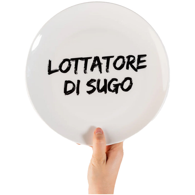 Piatti Simpatici Lottatore di Sugo