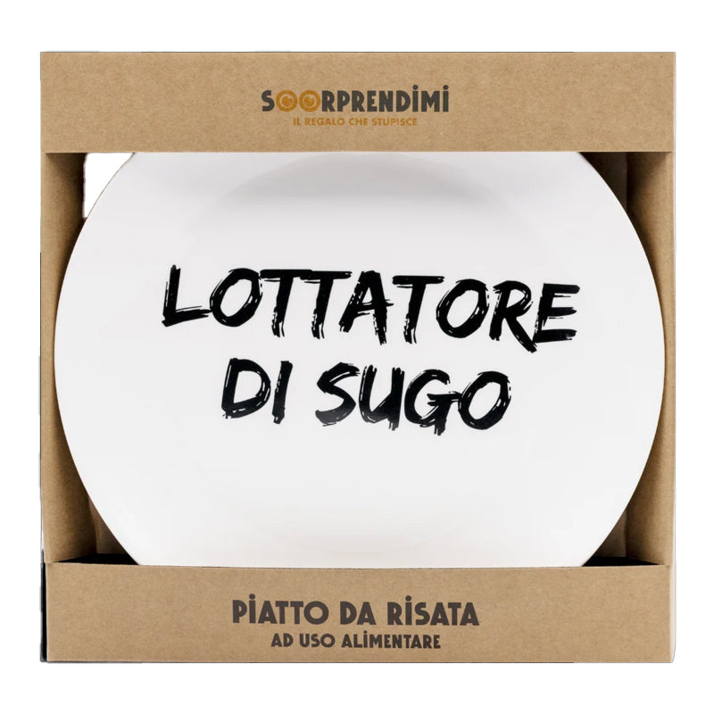 Piatti Simpatici Lottatore di Sugo