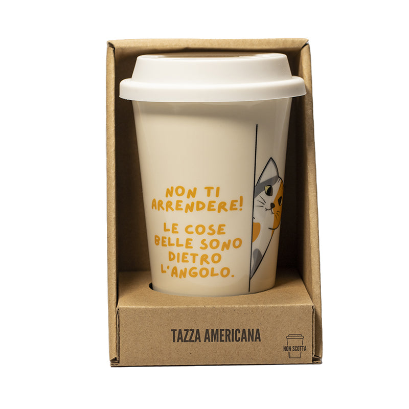 Tazza Americana Non Ti Arrendere