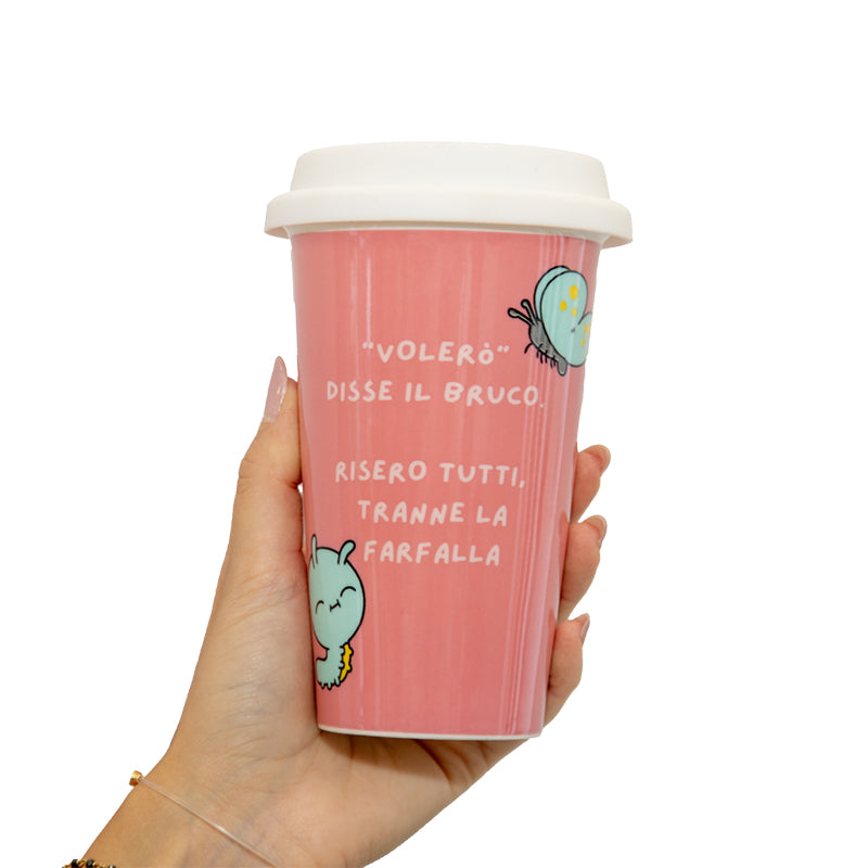 Tazza Americana Volerò Disse il Bruco