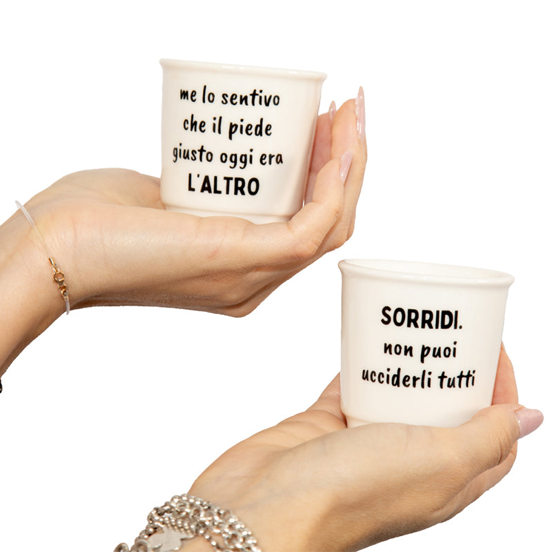 Tazzine Caffè Simpatiche Sorridi Non Puoi Ucciderli Tutti