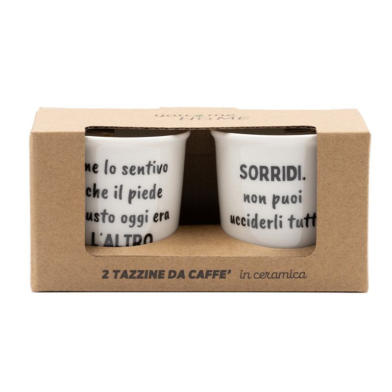 Tazzine Caffè Simpatiche Sorridi Non Puoi Ucciderli Tutti