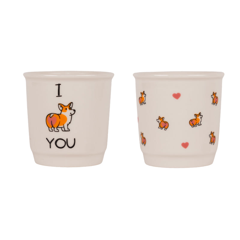 Tazzine Caffè Simpatiche Cane Corgi