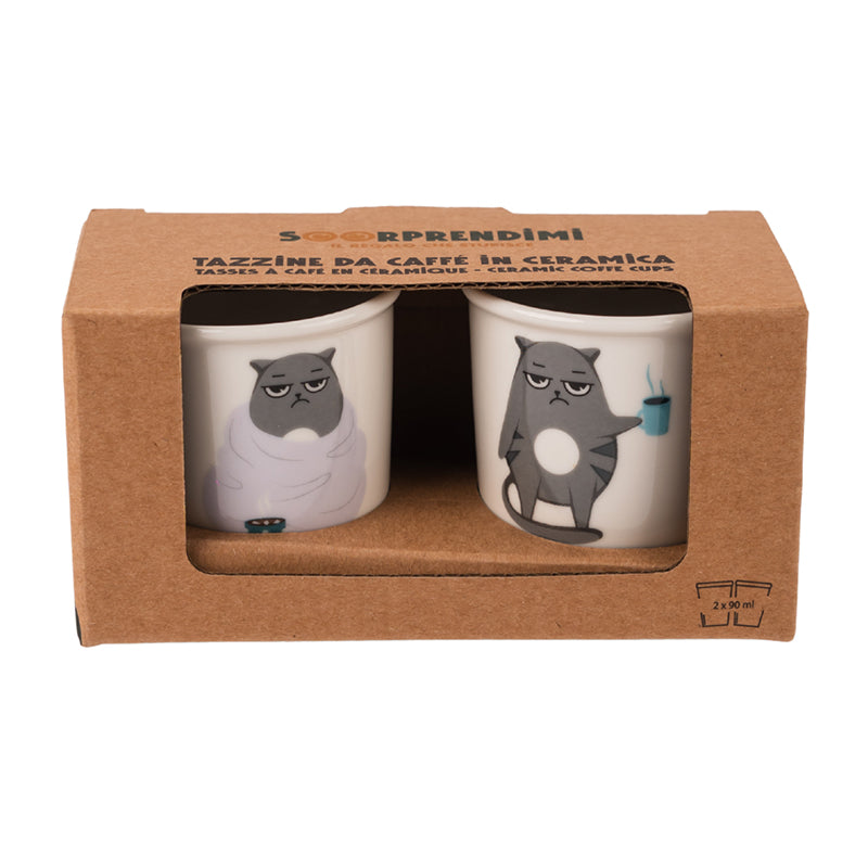 Tazzine Caffè Simpatiche Gatti