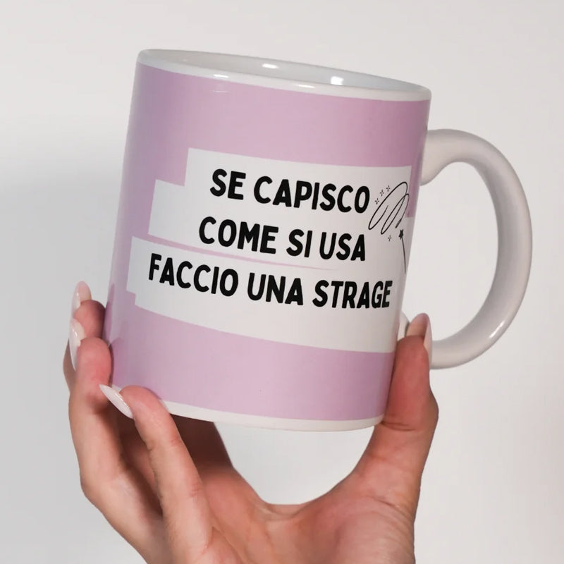 Tazza Maxi con Frasi Simpatiche Bacchetta Magica