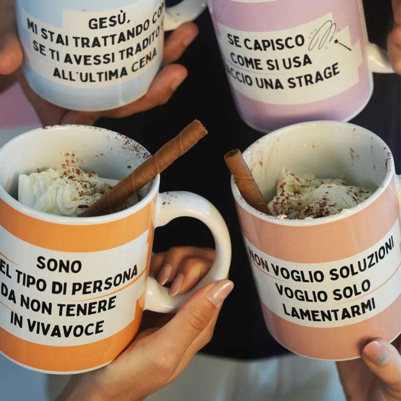 Tazza Maxi con Frasi Simpatiche Voglio Solo Lamentarmi