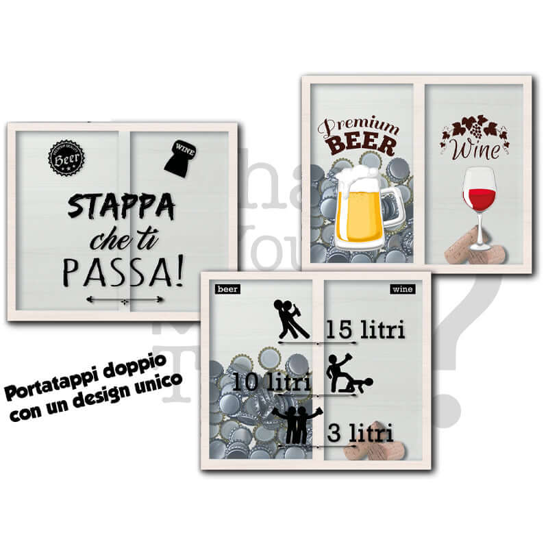 Salvadanaio Porta Tappi