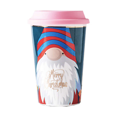 Bicchiere Americano Elfo Merry con Tappo in Silicone