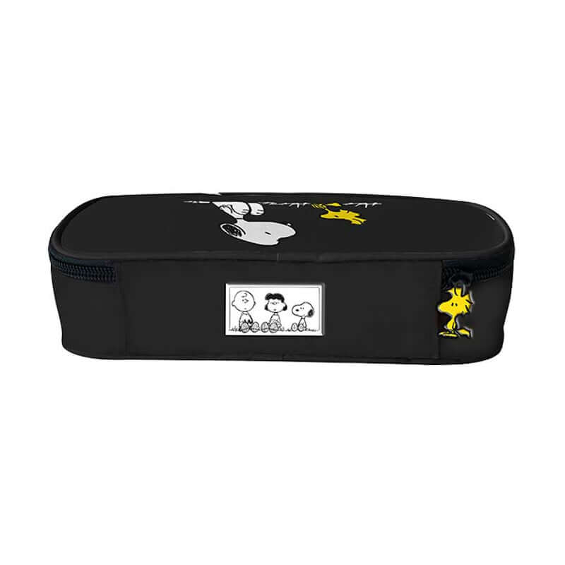Bustina Ovale Peanuts Snoopy Colore Nero