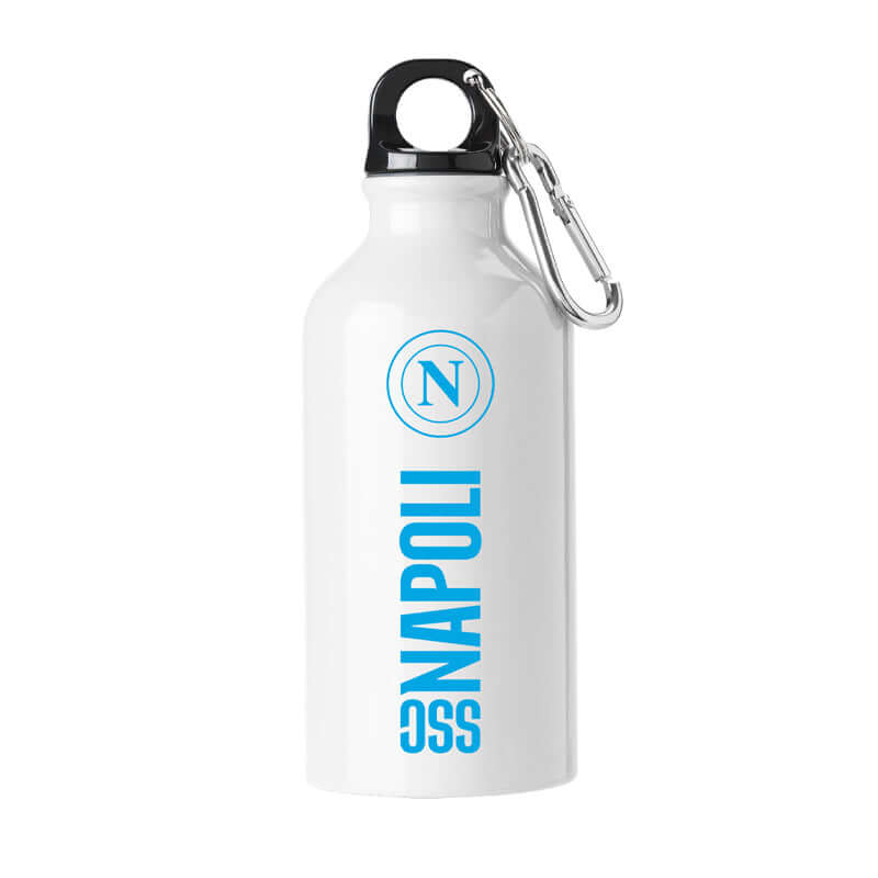 Borraccia in Alluminio con Moschettone SSC Napoli