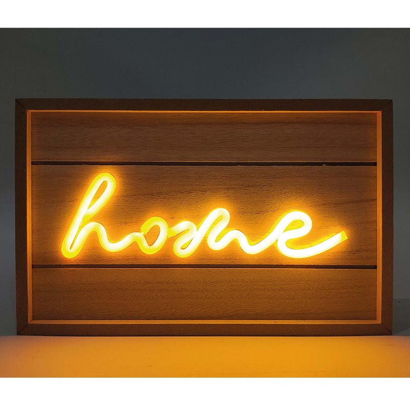 Lampada Neon LED Scritta HOME
