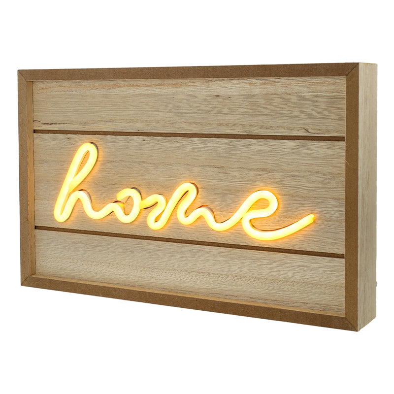 Lampada Neon LED Scritta HOME