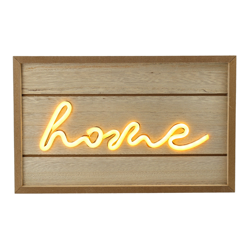 Lampada Neon LED Scritta HOME