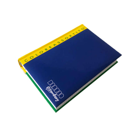 Diario 16 Mesi Coloreassortito Extraordinary Formato 15,5x11,5 cm Copertina Colore Giallo e Blu