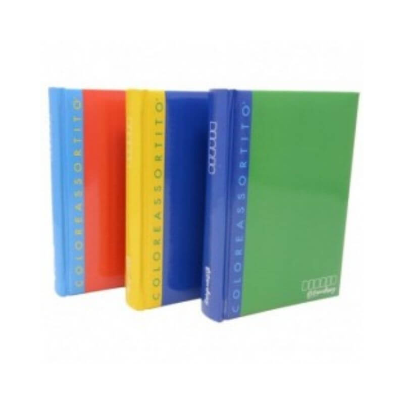 Diario 16 Mesi Coloreassortito Extraordinary Formato 15,5x11,5 cm Copertina Colore Verde e Blu
