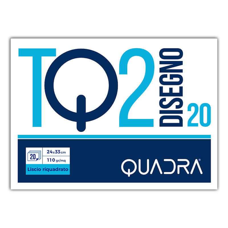Blocco TQ4 20 Fogli 220 g Top Quality Colore Bianco