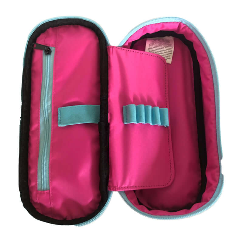 Bustina 1 Cerniera Oval Round Plus Seven Yub Hayride Candy Style Colore Fucsia Jeans