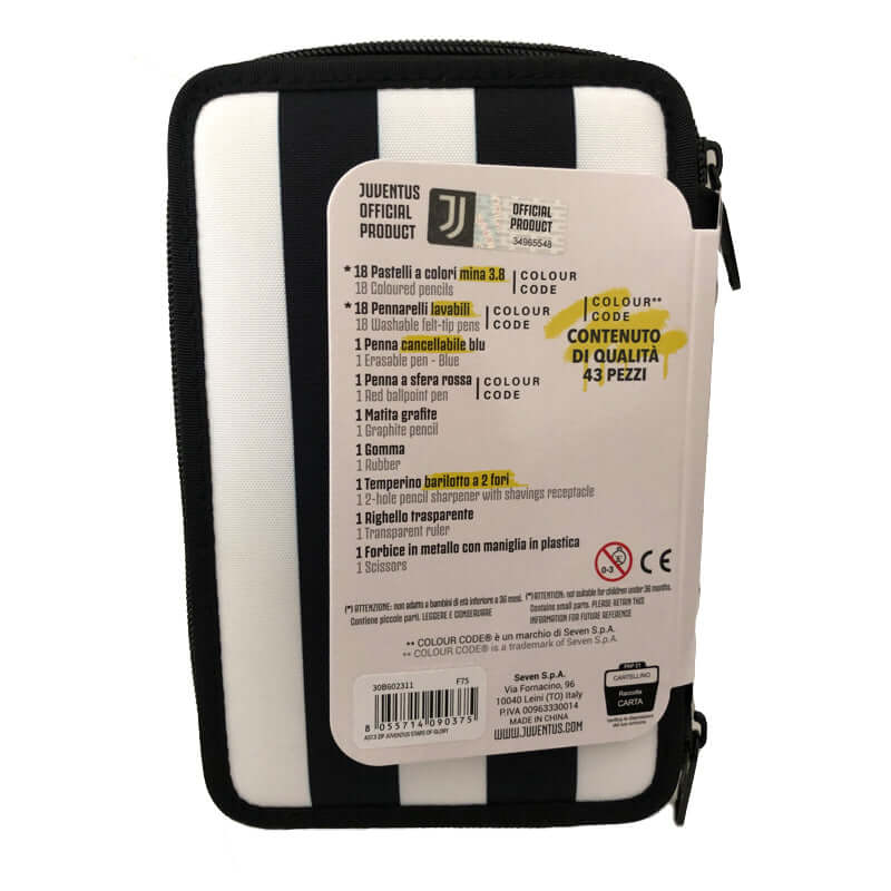 Astuccio Juventus FC 3 Cerniere Seven