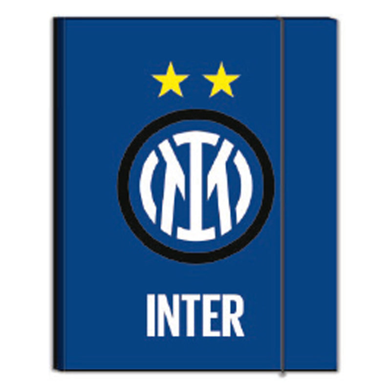 Inter FC Cartelletta a 3 Lembi con Elastico Formato 25 x 34 cm