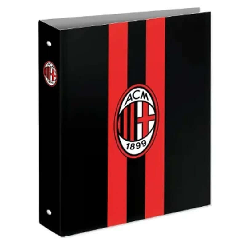 Milan ACM Raccoglitore ad Anelli Seven Formato Maxi con 4 anelli da 30 mm Fantasia a Strisce